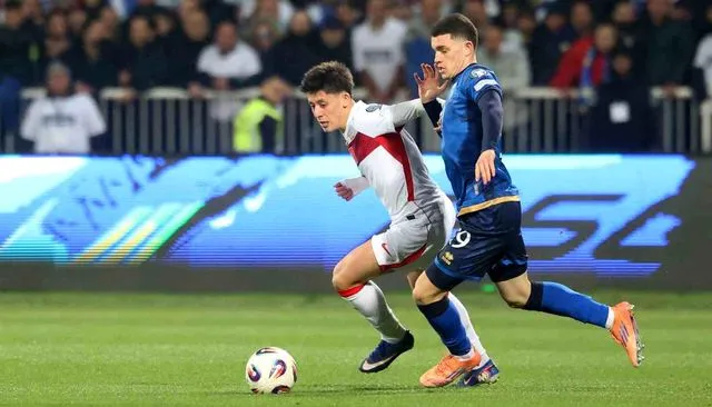 2026 FIFA Dünya Kupası play-off final: Kosova: 0 Türkiye: 0 (İlk yarı)
