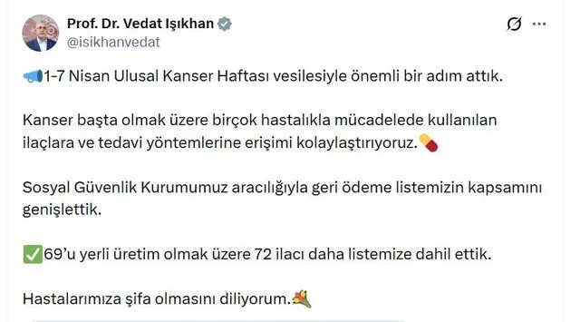 Bakan Işıkhan
