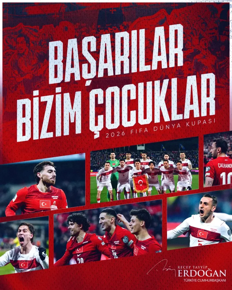 Cumhurbaşkanı Erdoğan, A Milli Futbol Takımı