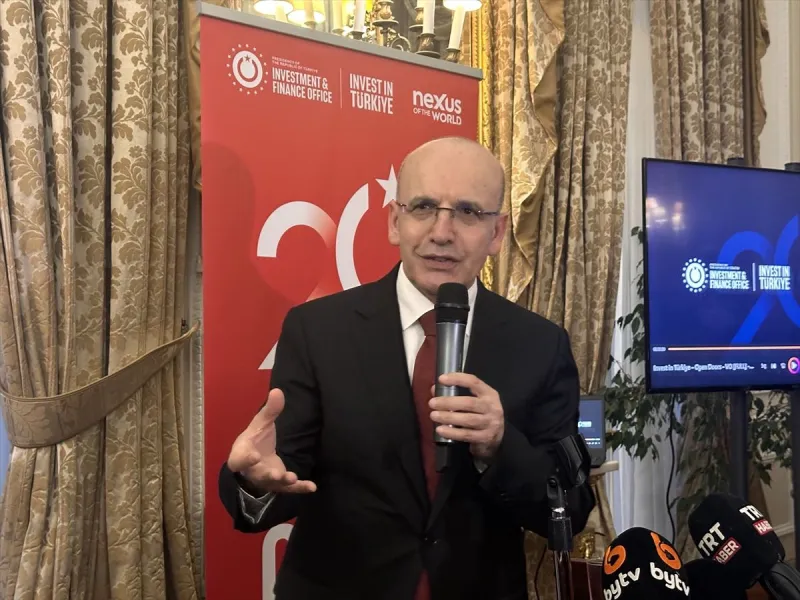 Bakan Şimşek, Cumhurbaşkanlığı Yatırım ve Finans Ofisinin Londra