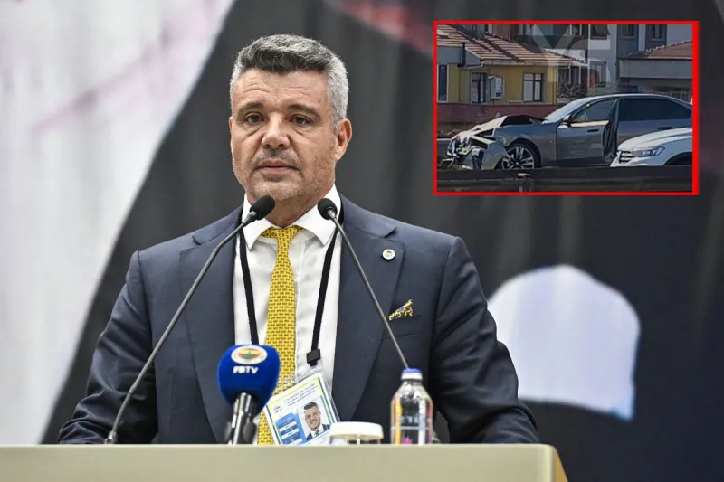 Trafik kazası geçiren Saran