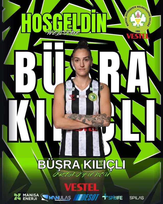 Vestel Manisa Büyükşehir Belediyespor, Büşra Kılıçlı ile anlaştı