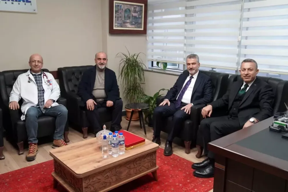 Trabzon Valisi Tahir Şahin'den Özel İmperial Hastanesi'ne Ziyaret
