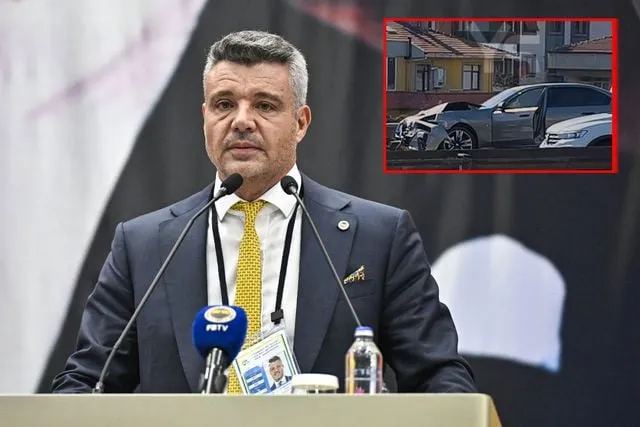Trafik kazası geçiren Saran